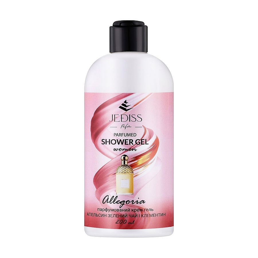 Парфумований крем-гель для душу Jediss Allegoria Parfumed Shower Gel жіночий, 200 мл