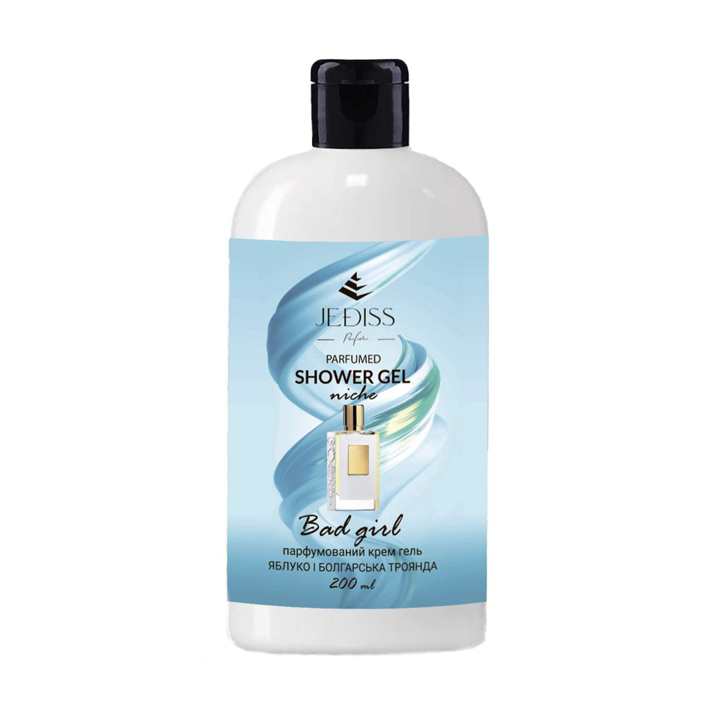 Парфумований крем-гель для душу Jediss Perfumed Shower Gel, Bad Girl унісекс, 200 мл