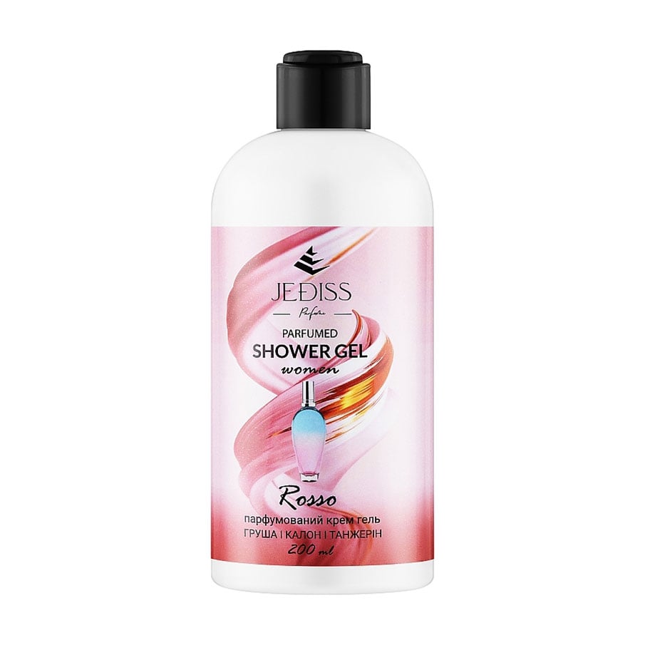 Парфумований крем-гель для душу Jediss Rosso Parfumed Shower Gel жіночий, 200 мл